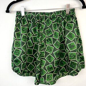 Merge Left Vintage 100% Silk Shorts Collegiate -  Michigan State University